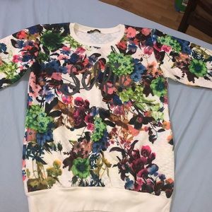 Floral sweatshirt
